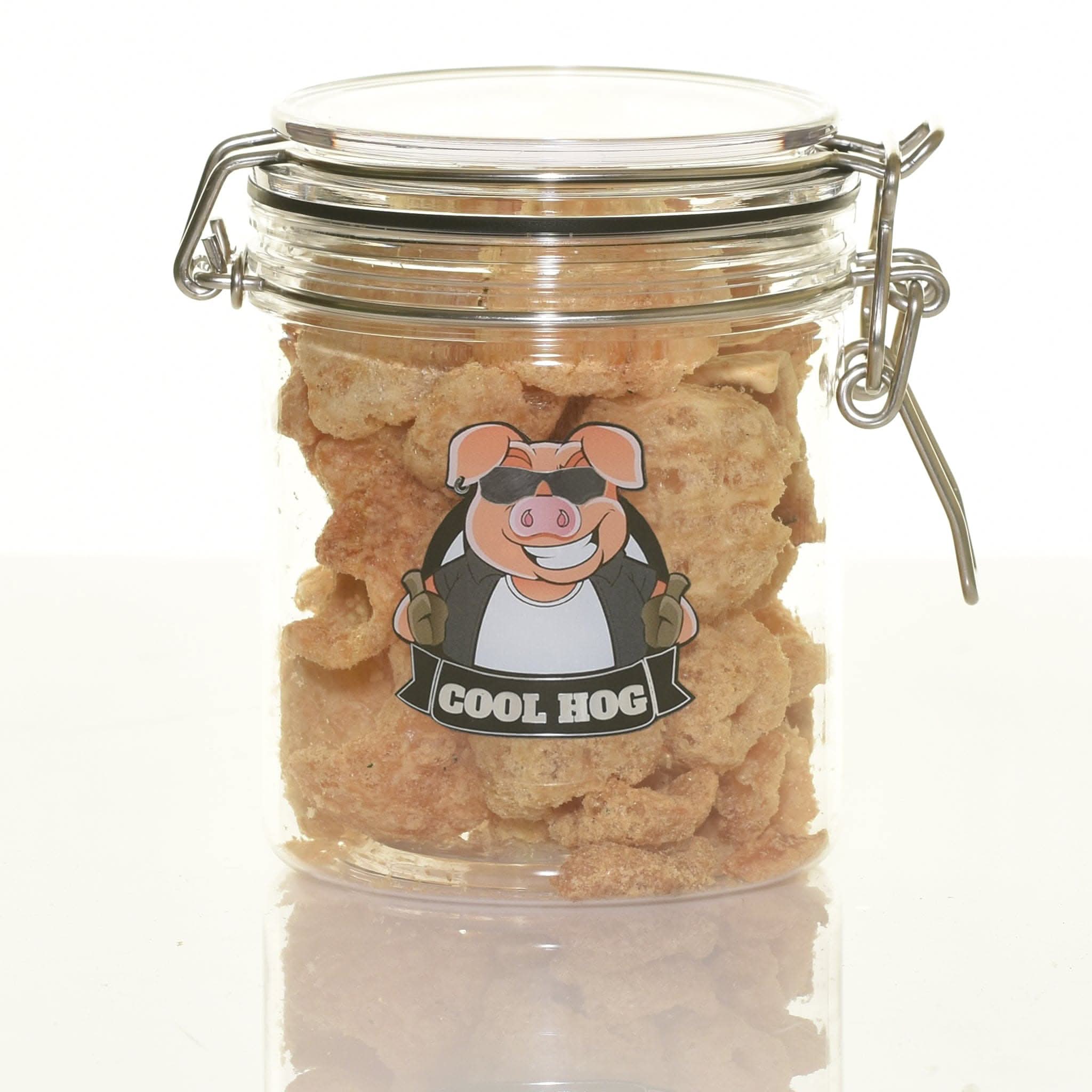 Salt & Cracked Black Pepper Flavour Pork Scratching Jar - Image 3